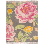 Safavieh Kenya 803 Rug, KNY803 - Pink / Dark Grey