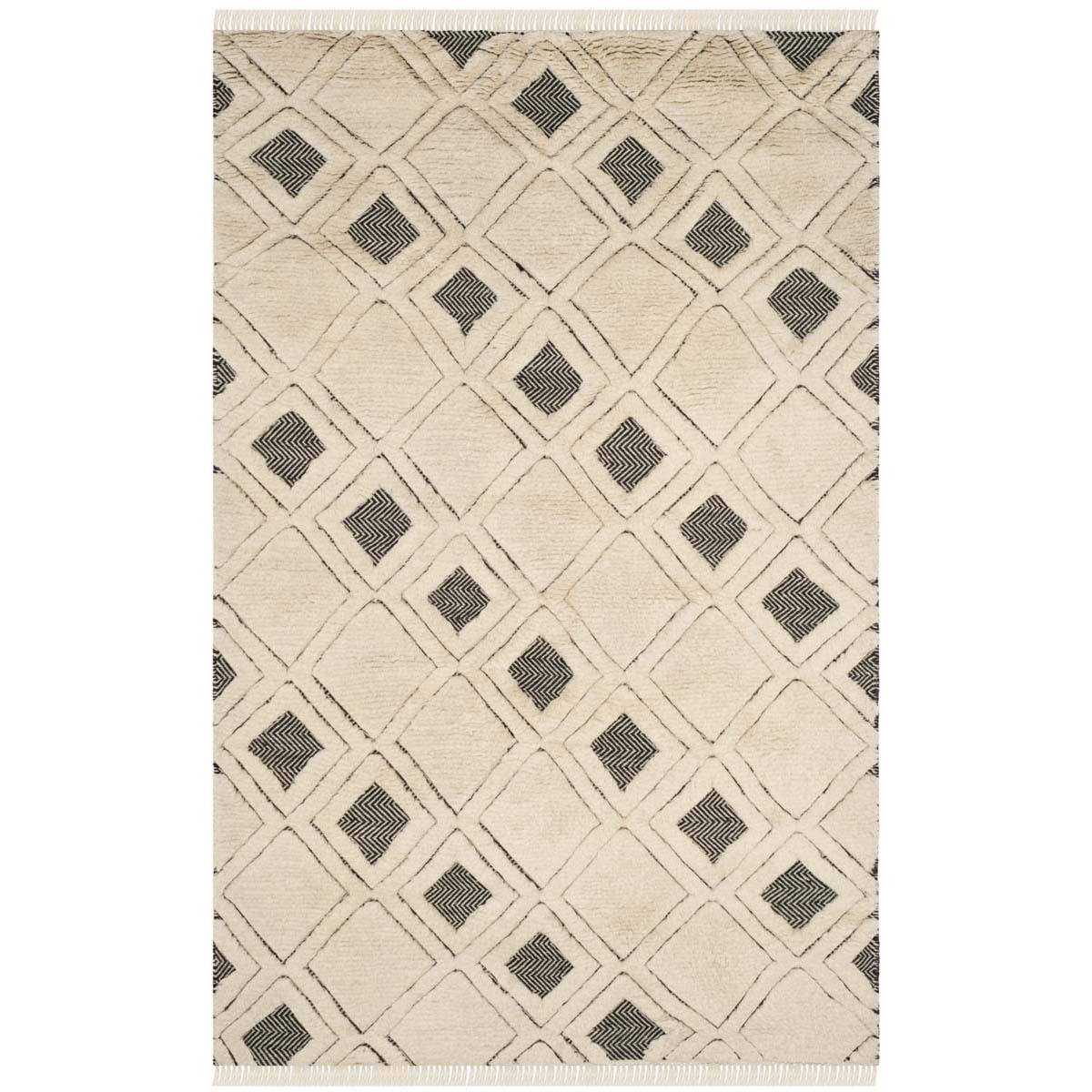 Safavieh Kenya 805 Rug, KNY805 - Ivory / Black