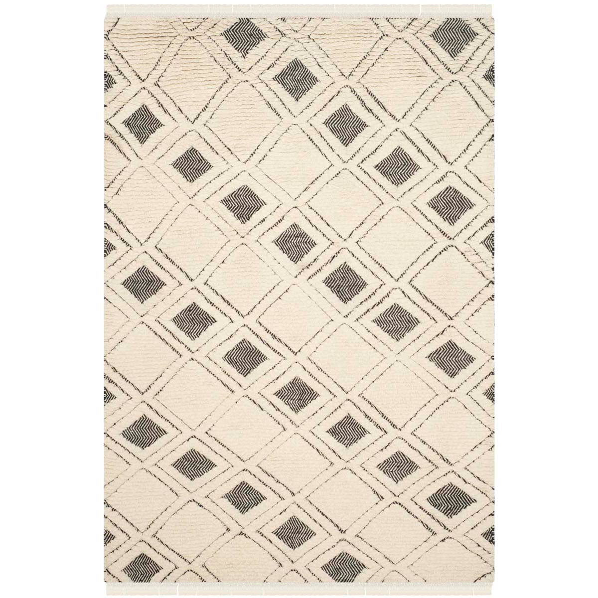 Safavieh Kenya 805 Rug, KNY805 - Ivory / Black