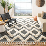 Safavieh Kenya 903 Rug, KNY903 - Black / Ivory