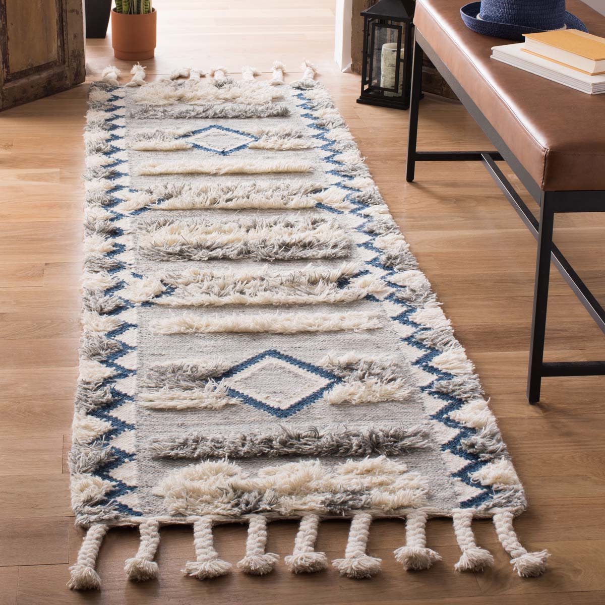 Safavieh Kenya 909 Rug, KNY909 - Grey / Ivory