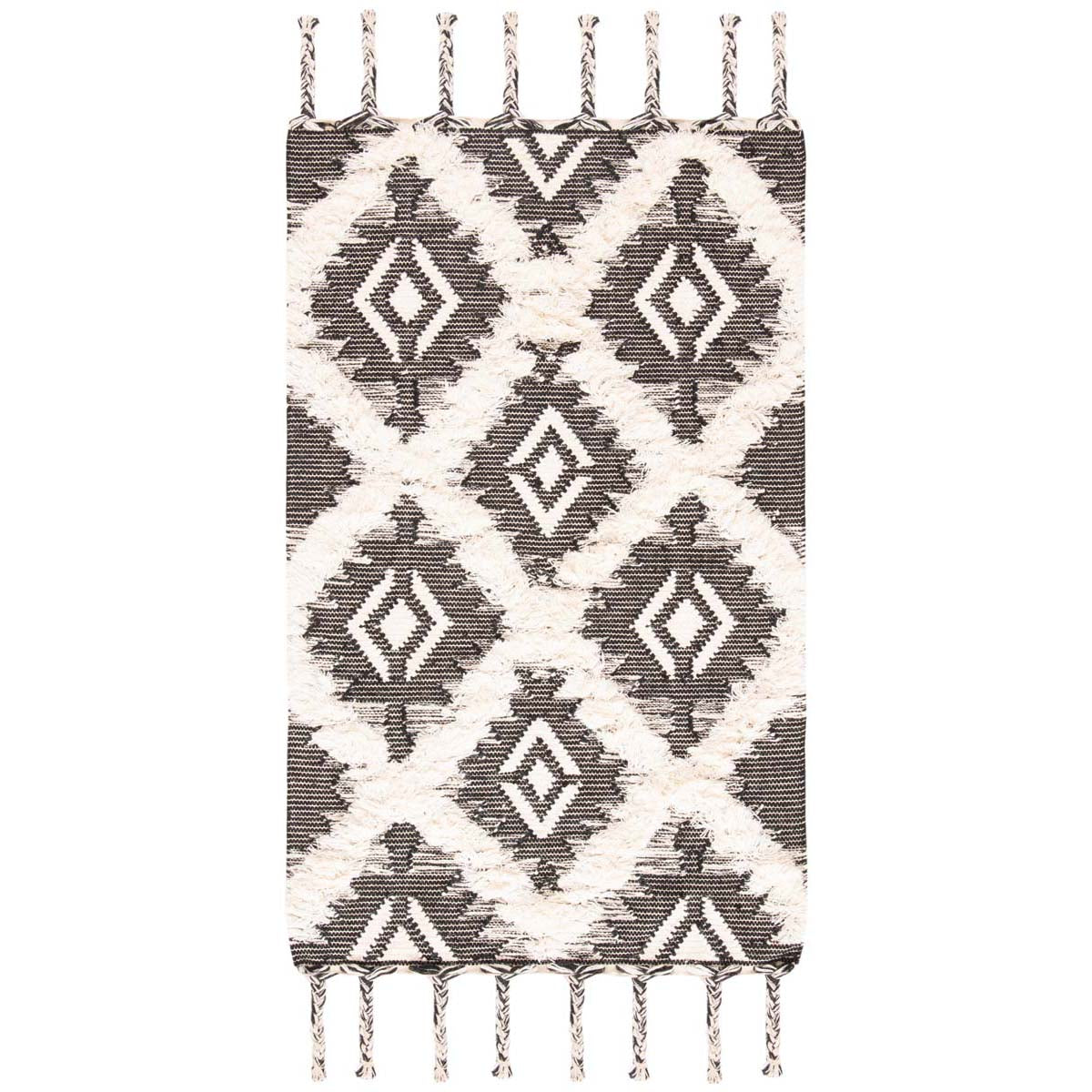 Safavieh Kenya 910 Rug, KNY910 - Black / Ivory