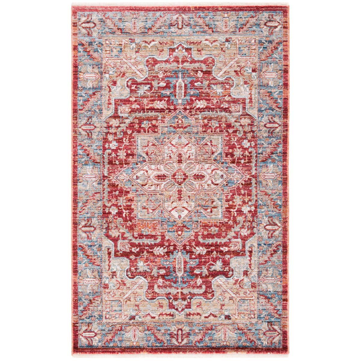 Safavieh Kenitra 600 628 Rug, KRA628 - Red / Blue