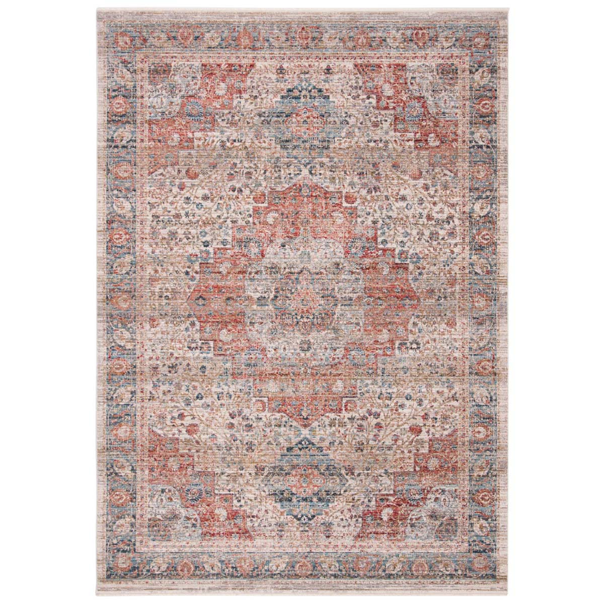 Safavieh Kenitra 600 672 Rug, KRA672 - Ivory / Pink