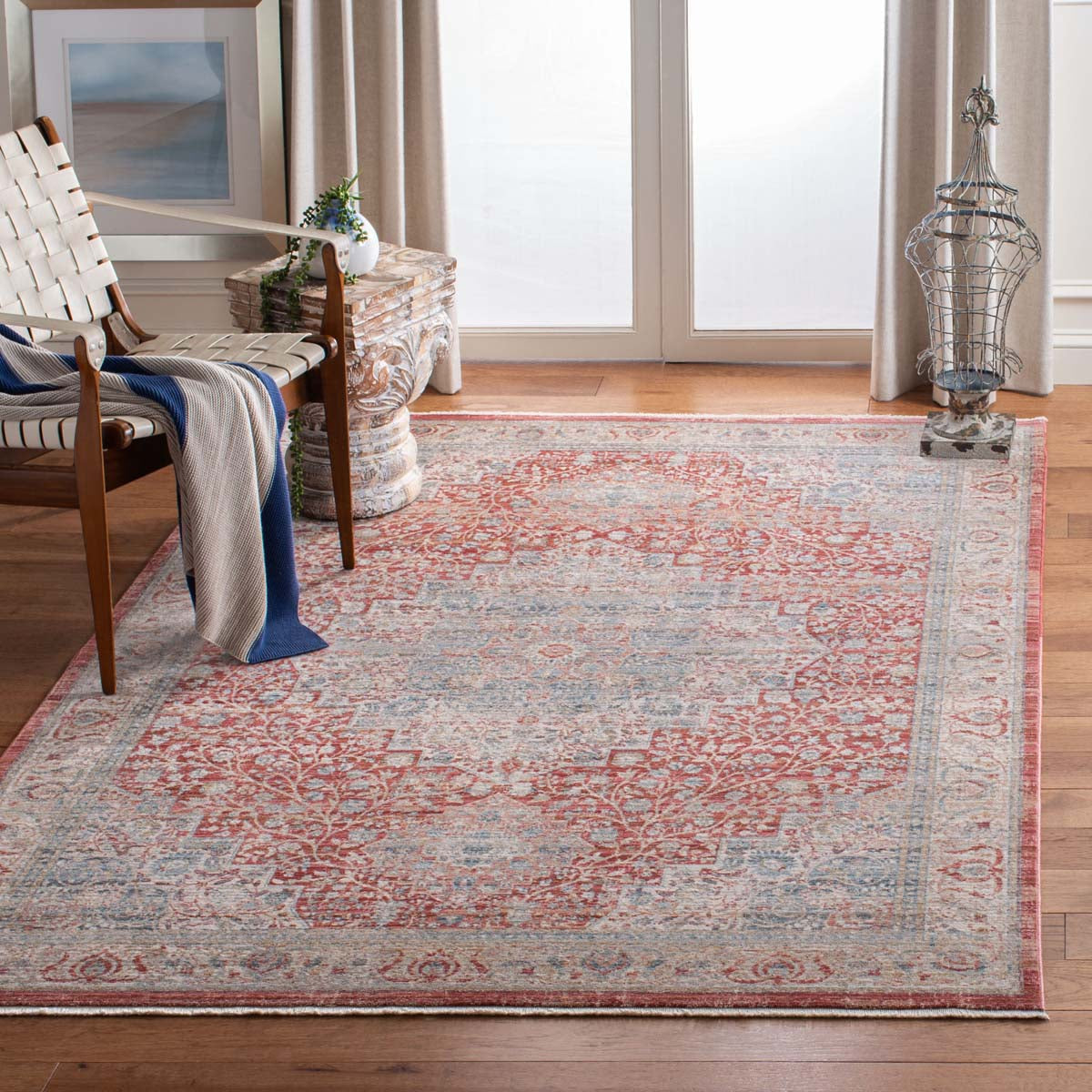 Safavieh Kenitra 600 672 Rug, KRA672 - Red / Blue