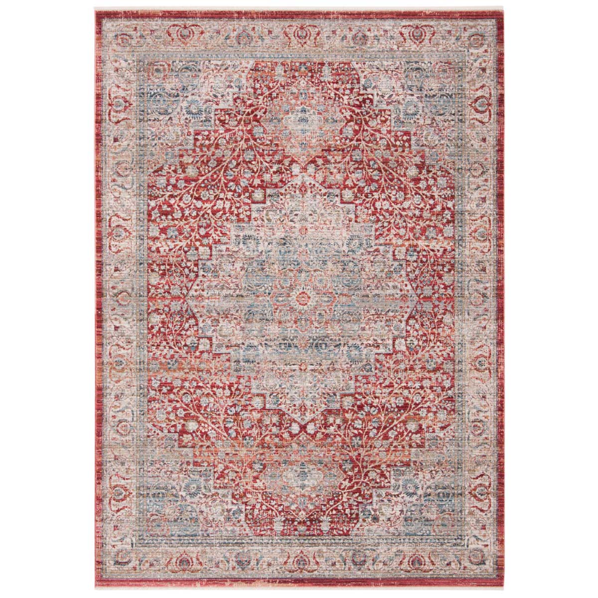 Safavieh Kenitra 600 672 Rug, KRA672 - Red / Blue