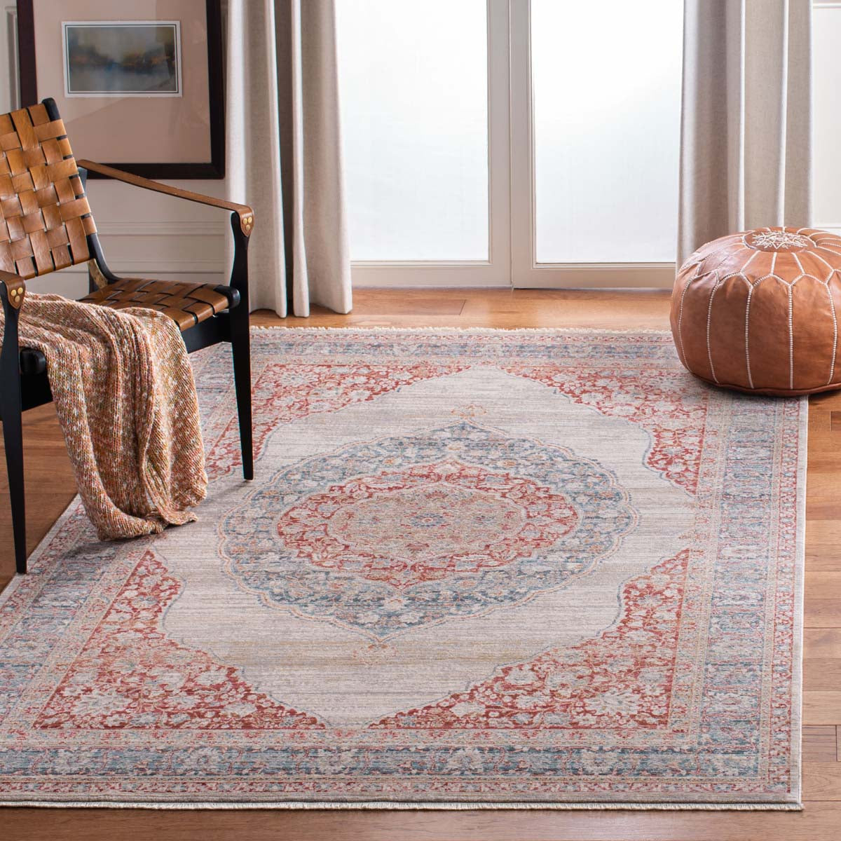 Safavieh Kenitra 600 678 Rug, KRA678 - Ivory / Red