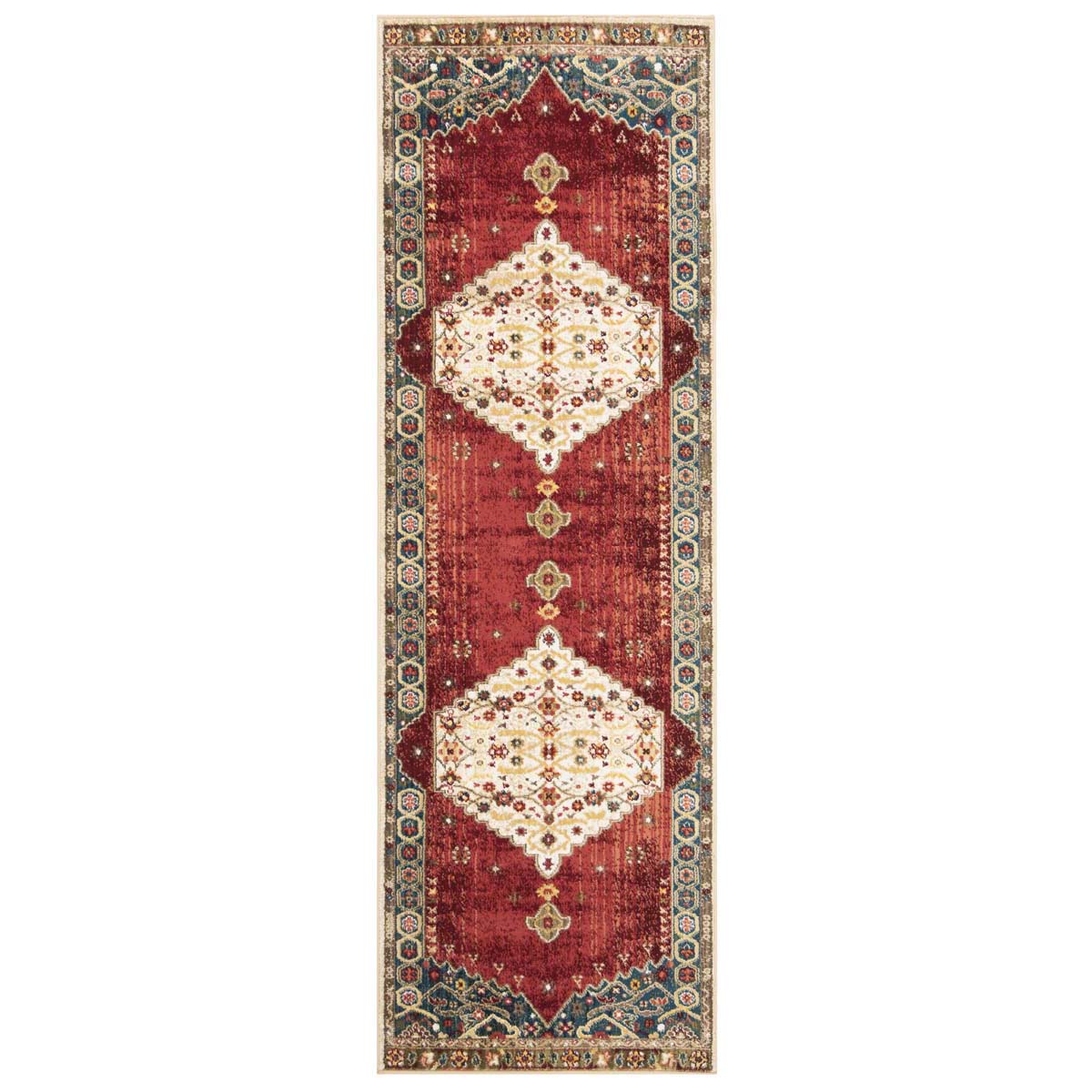 Safavieh Kashan 300 Rug, KSN300 - Ivory / Blue