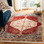 Safavieh Kashan 300 Rug, KSN300 - Ivory / Blue