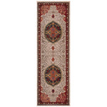 Safavieh Kashan 302 Rug, KSN302 - Ivory / Red