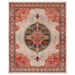 Safavieh Kashan 302 Rug, KSN302 - Ivory / Red