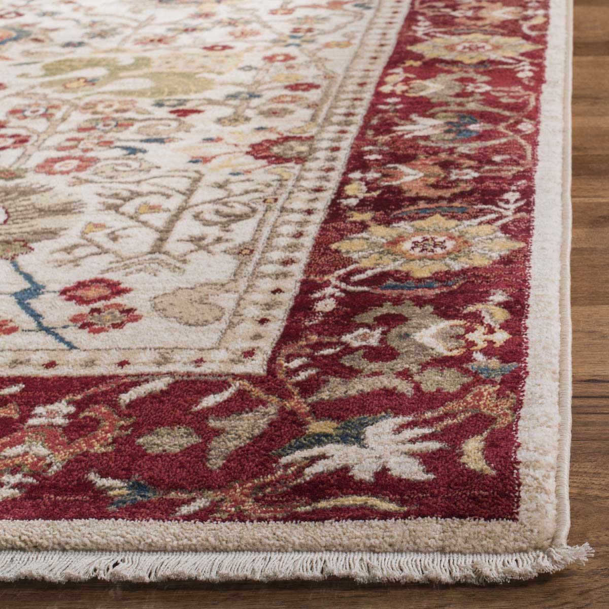 Safavieh Kashan 303 Rug, KSN303 - Ivory / Red