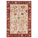 Safavieh Kashan 303 Rug, KSN303 - Ivory / Red