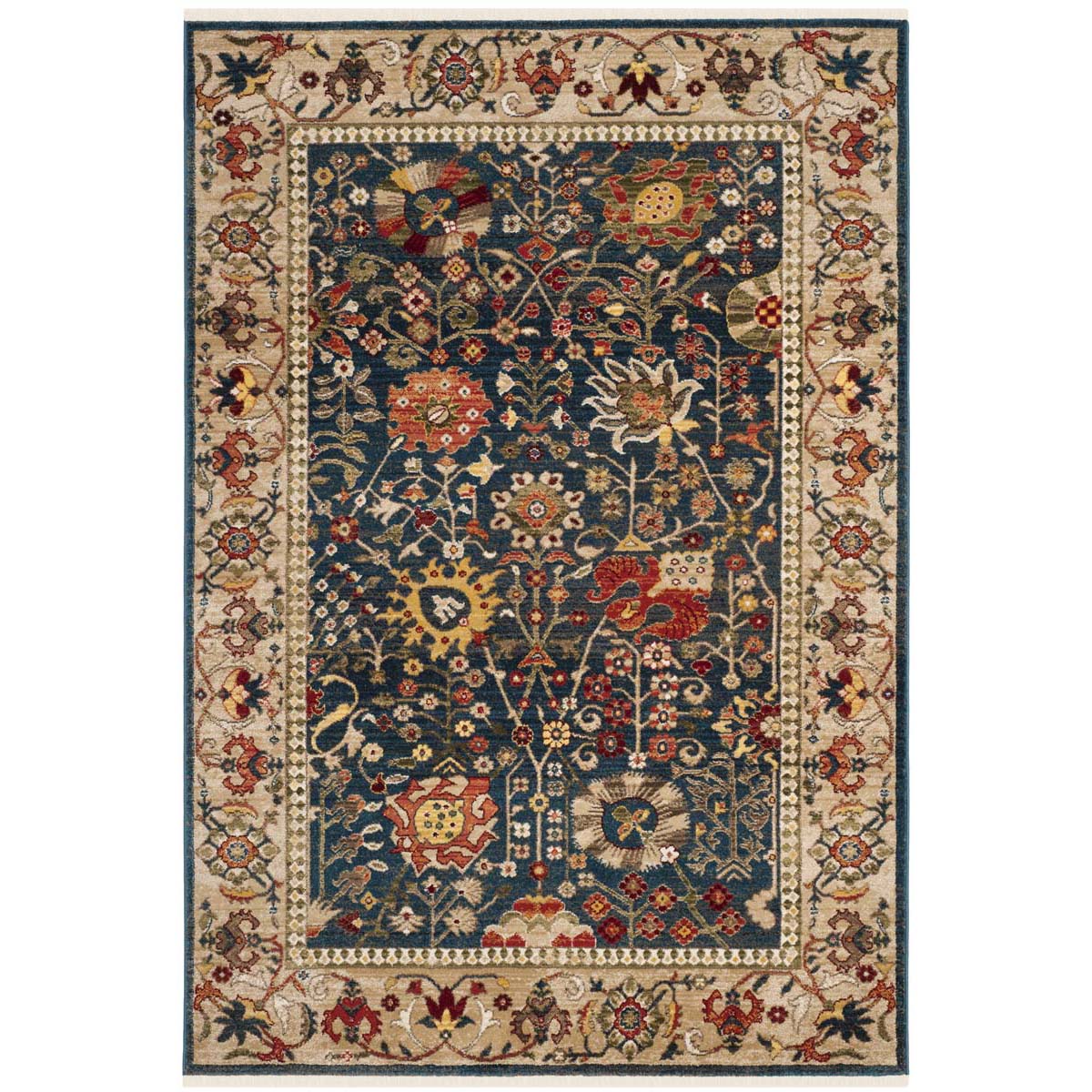 Safavieh Kashan 303 Rug, KSN303 - Blue / Tan