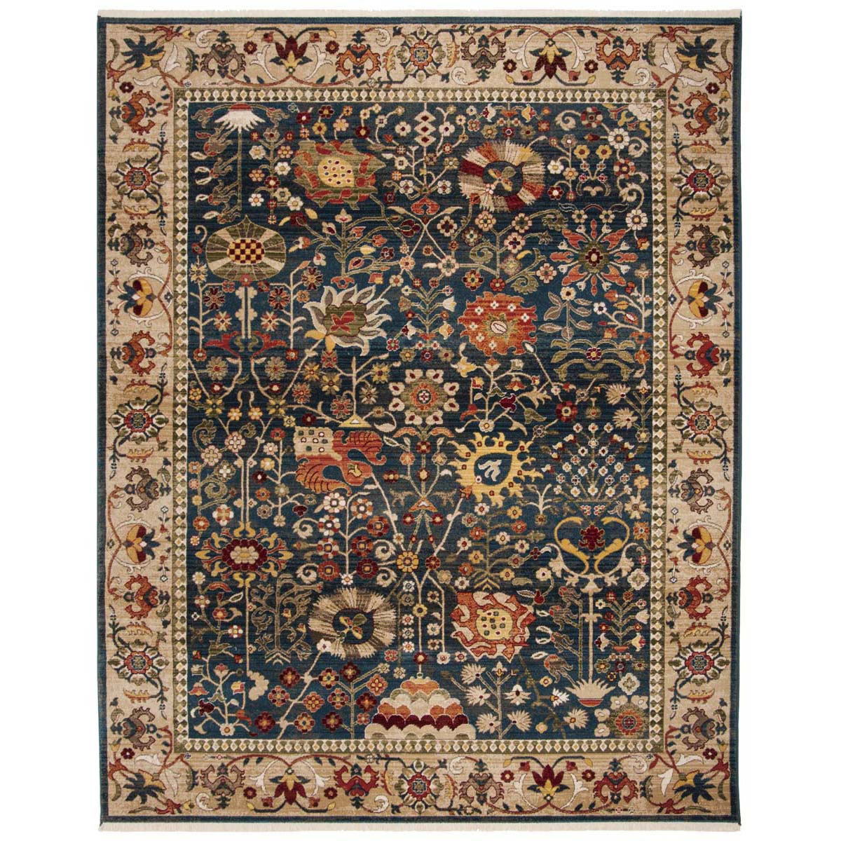 Safavieh Kashan 303 Rug, KSN303 - Blue / Tan