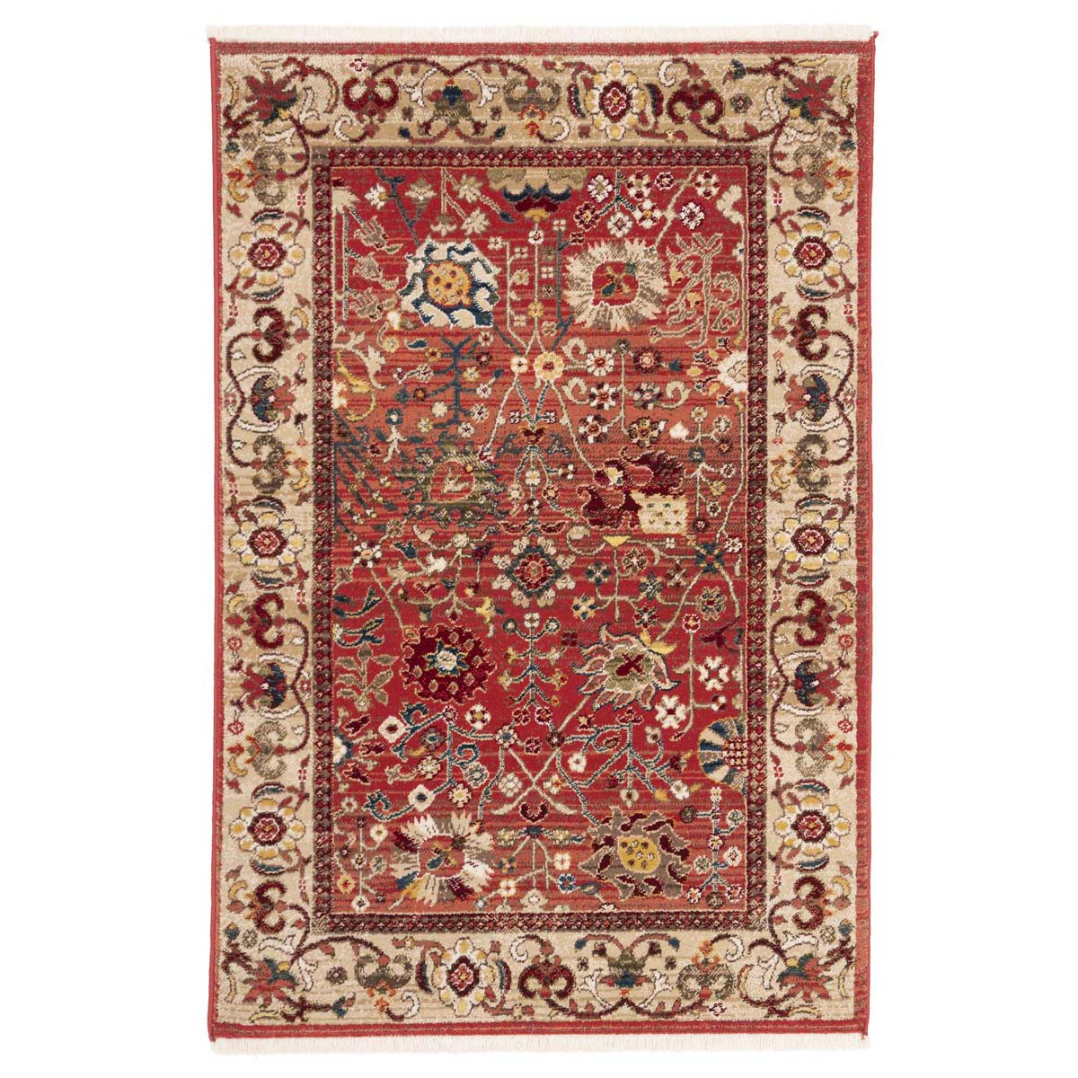 Safavieh Kashan 303 Rug, KSN303 - Red / Beige