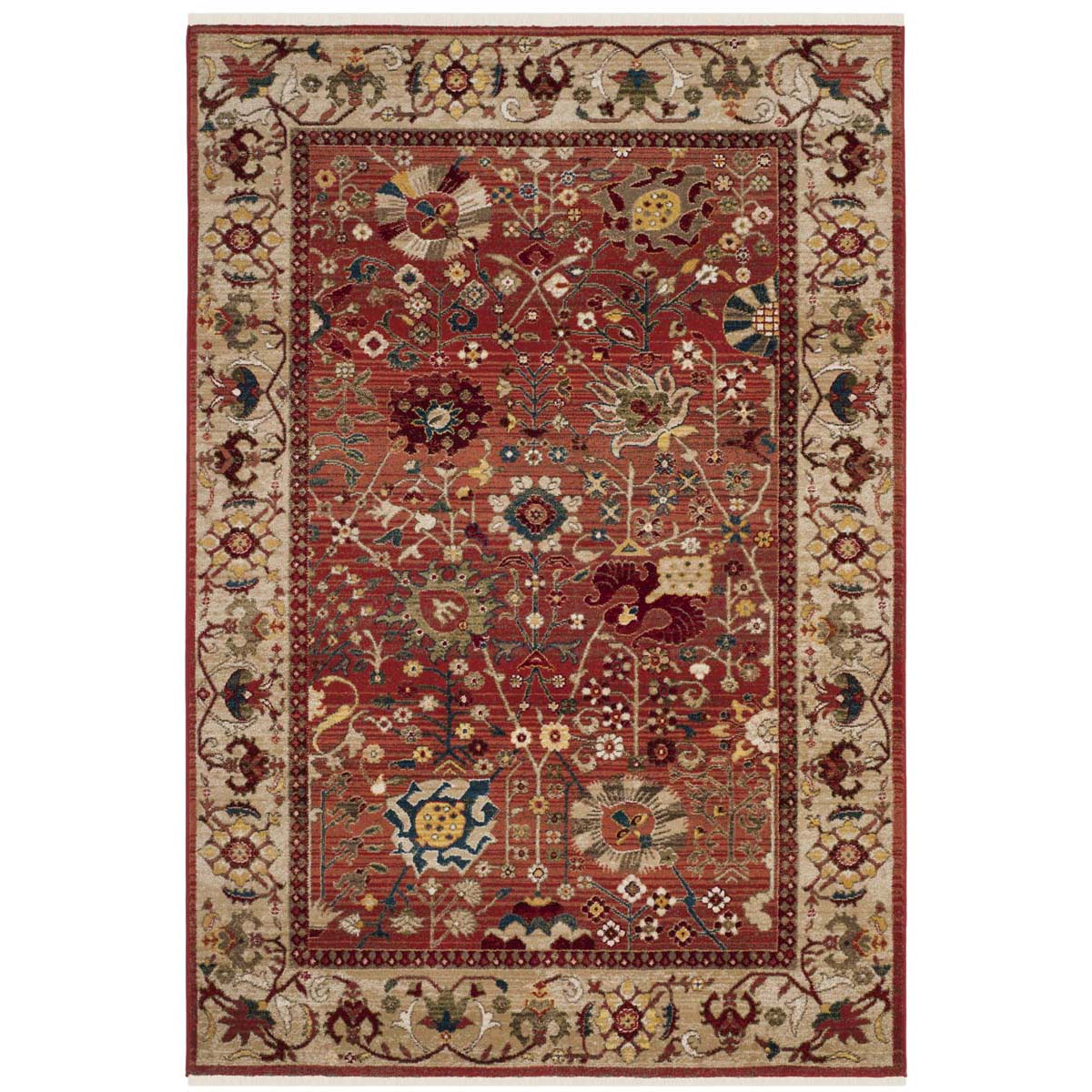 Safavieh Kashan 303 Rug, KSN303 - Red / Beige