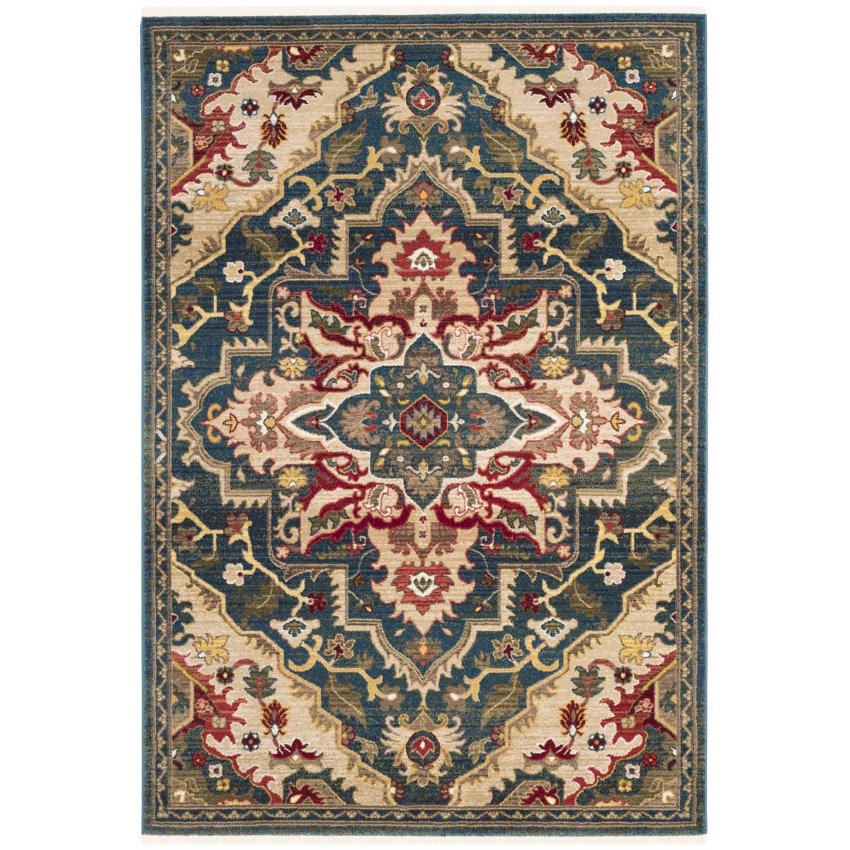 Safavieh Kashan 304 Rug, KSN304 - Blue / Beige