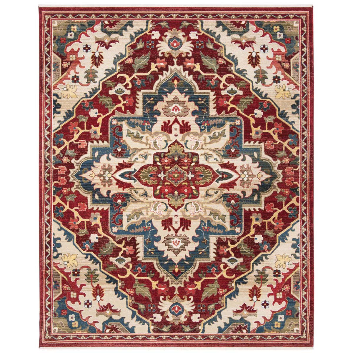 Safavieh Kashan 304 Rug, KSN304 - Red / Beige