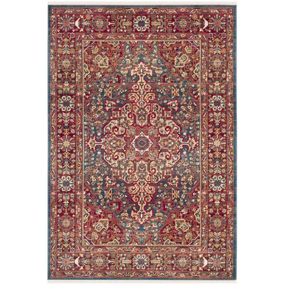 Safavieh Kashan 305 Rug, KSN305 - Blue / Red