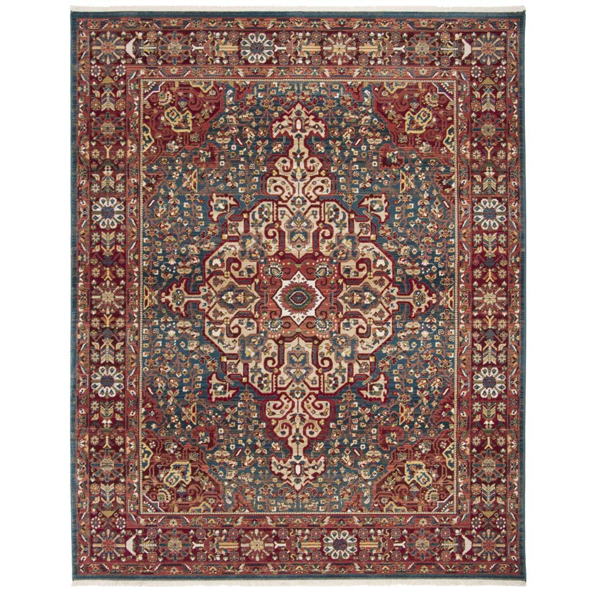 Safavieh Kashan 305 Rug, KSN305 - Blue / Red