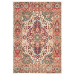 Safavieh Kashan 305 Rug, KSN305 - Ivory / Blue