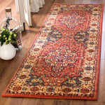 Safavieh Kashan 305 Rug, KSN305 - Red / Ivory