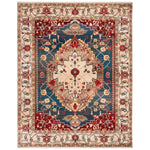 Safavieh Kashan 306 Rug, KSN306 - Ivory / Blue