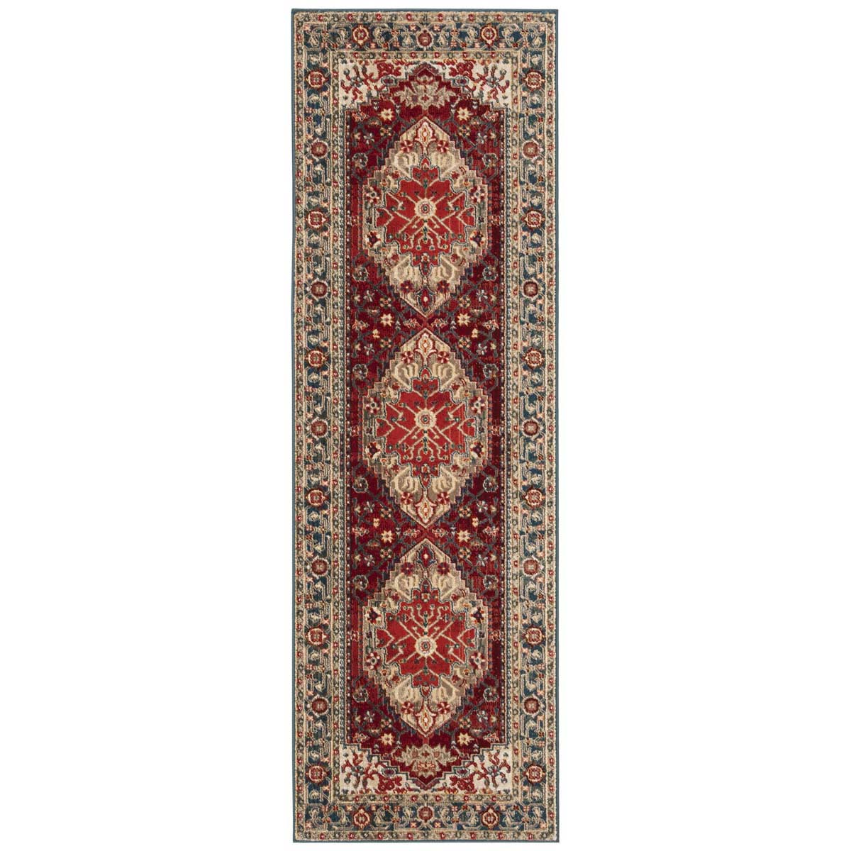 Safavieh Kashan 306 Rug, KSN306 - Blue / Red