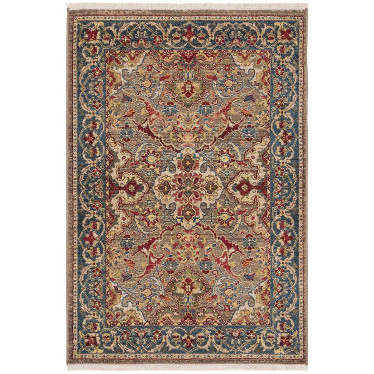 Safavieh Kashan 307 Rug, KSN307 - Taupe / Blue