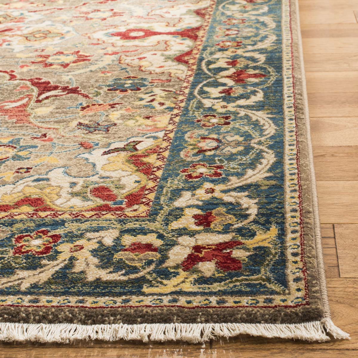 Safavieh Kashan 307 Rug, KSN307 - Taupe / Blue