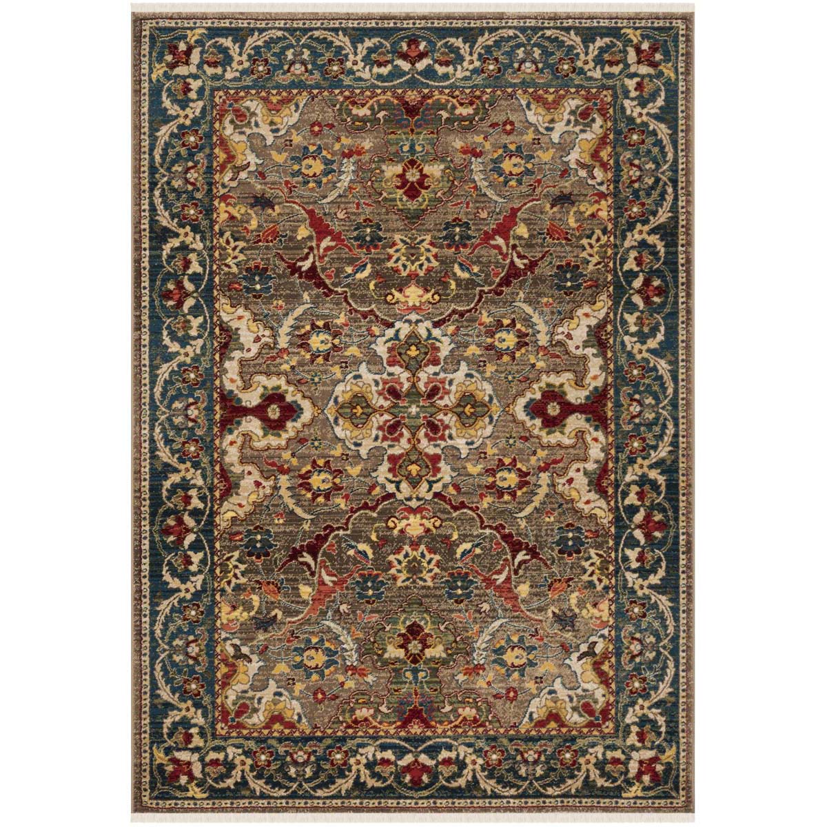 Safavieh Kashan 307 Rug, KSN307 - Taupe / Blue