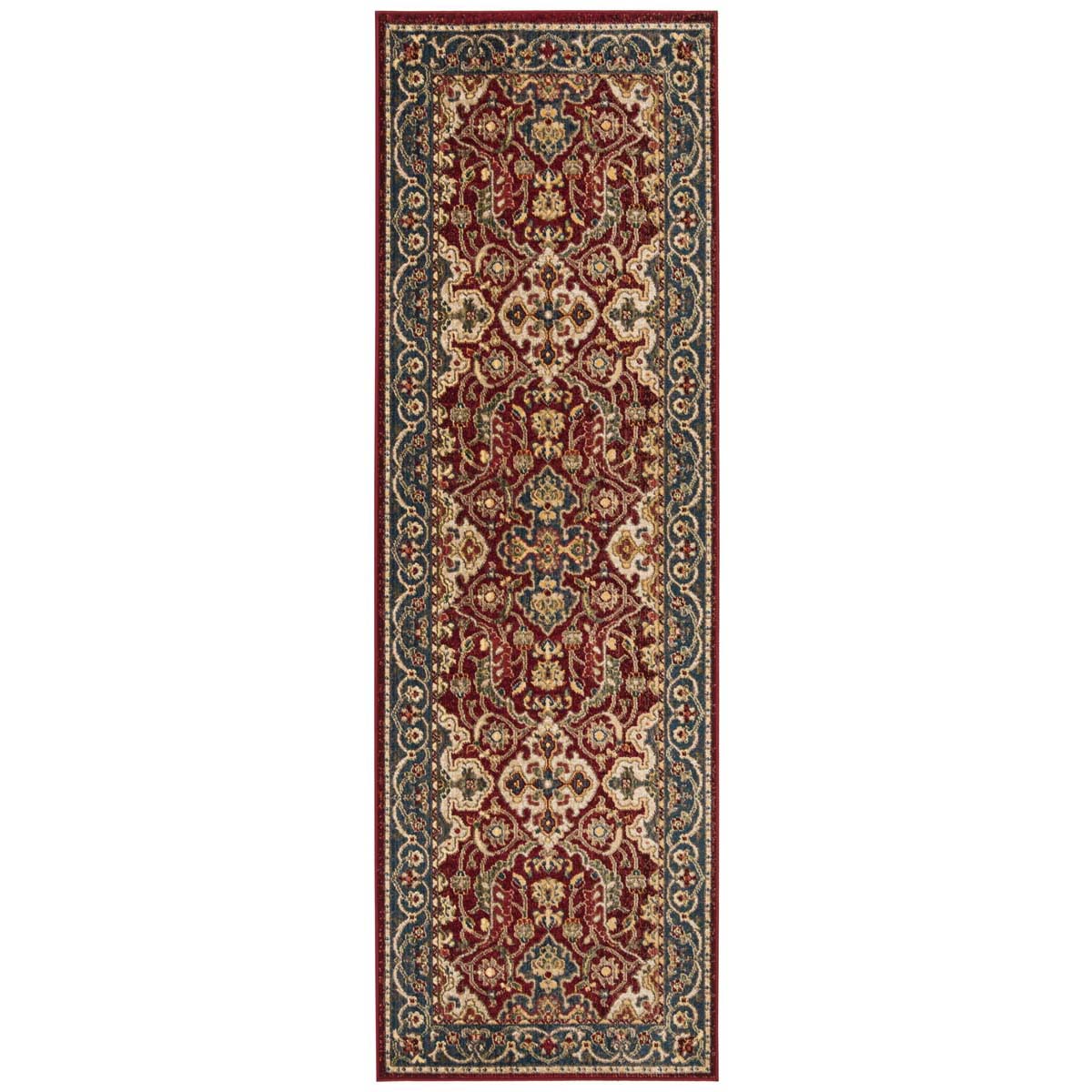 Safavieh Kashan 307 Rug, KSN307 - Red / Blue