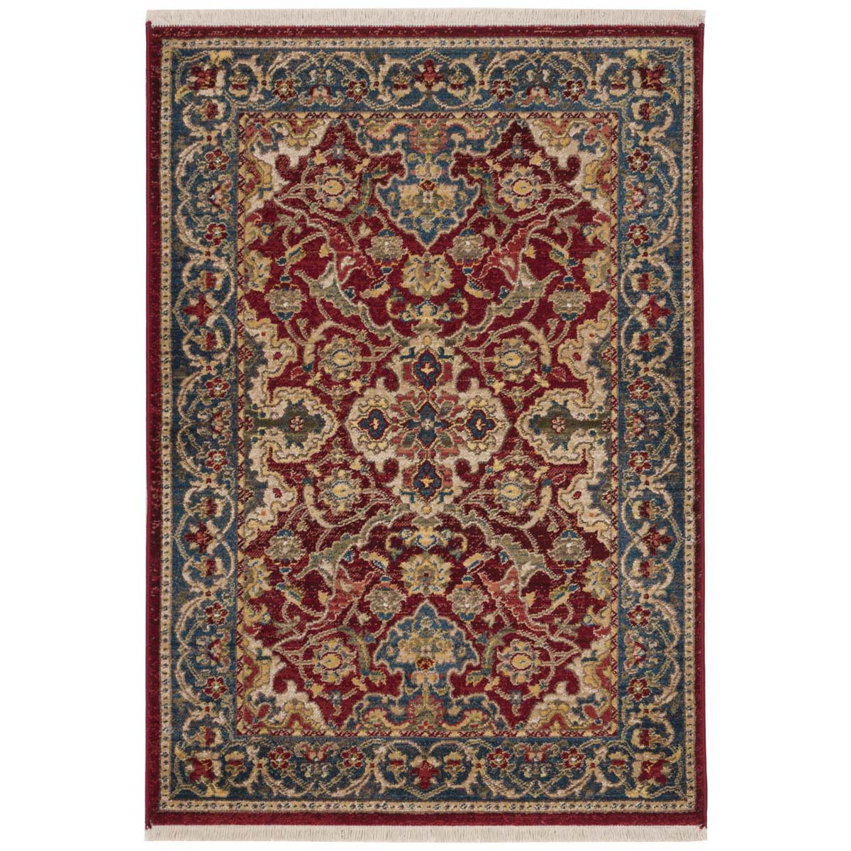 Safavieh Kashan 307 Rug, KSN307 - Red / Blue