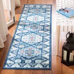 Safavieh Kazak 100 118 Rug, KZK118 - Blue / Creme