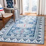 Safavieh Kazak 100 118 Rug, KZK118 - Blue / Creme