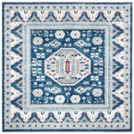 Safavieh Kazak 100 118 Rug, KZK118 - Blue / Creme