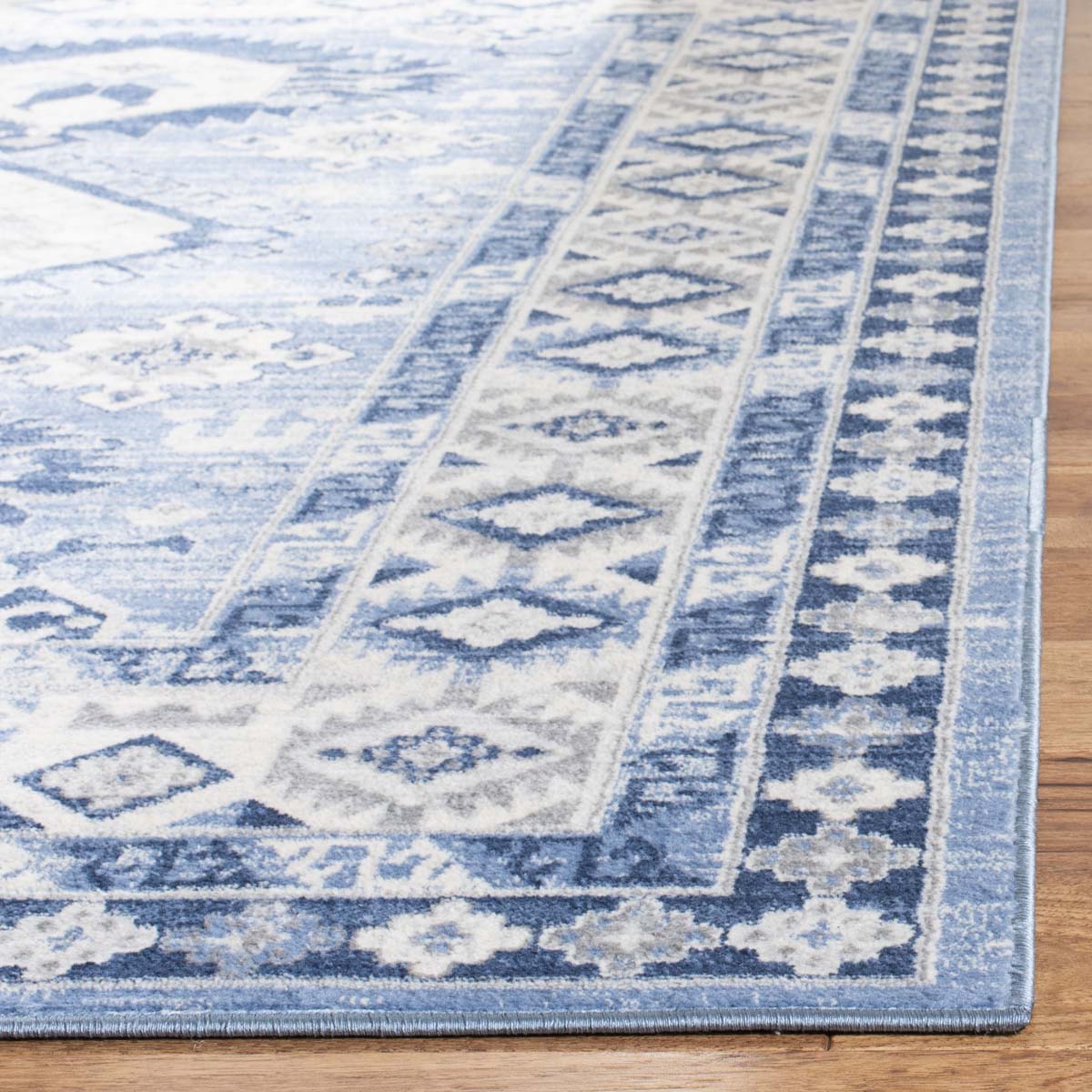 Safavieh Kazak 100 119 Rug, KZK119 - Blue / Creme