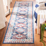 Safavieh Kazak 100 119 Rug, KZK119 - Navy / Red