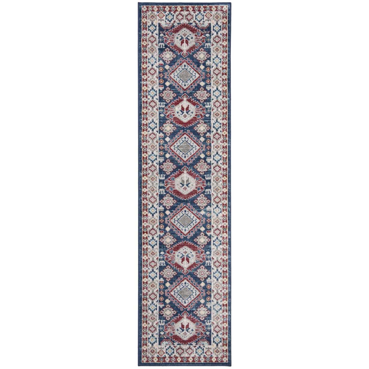 Safavieh Kazak 100 119 Rug, KZK119 - Navy / Red