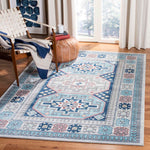 Safavieh Kazak 100 120 Rug, KZK120 - Grey / Blue