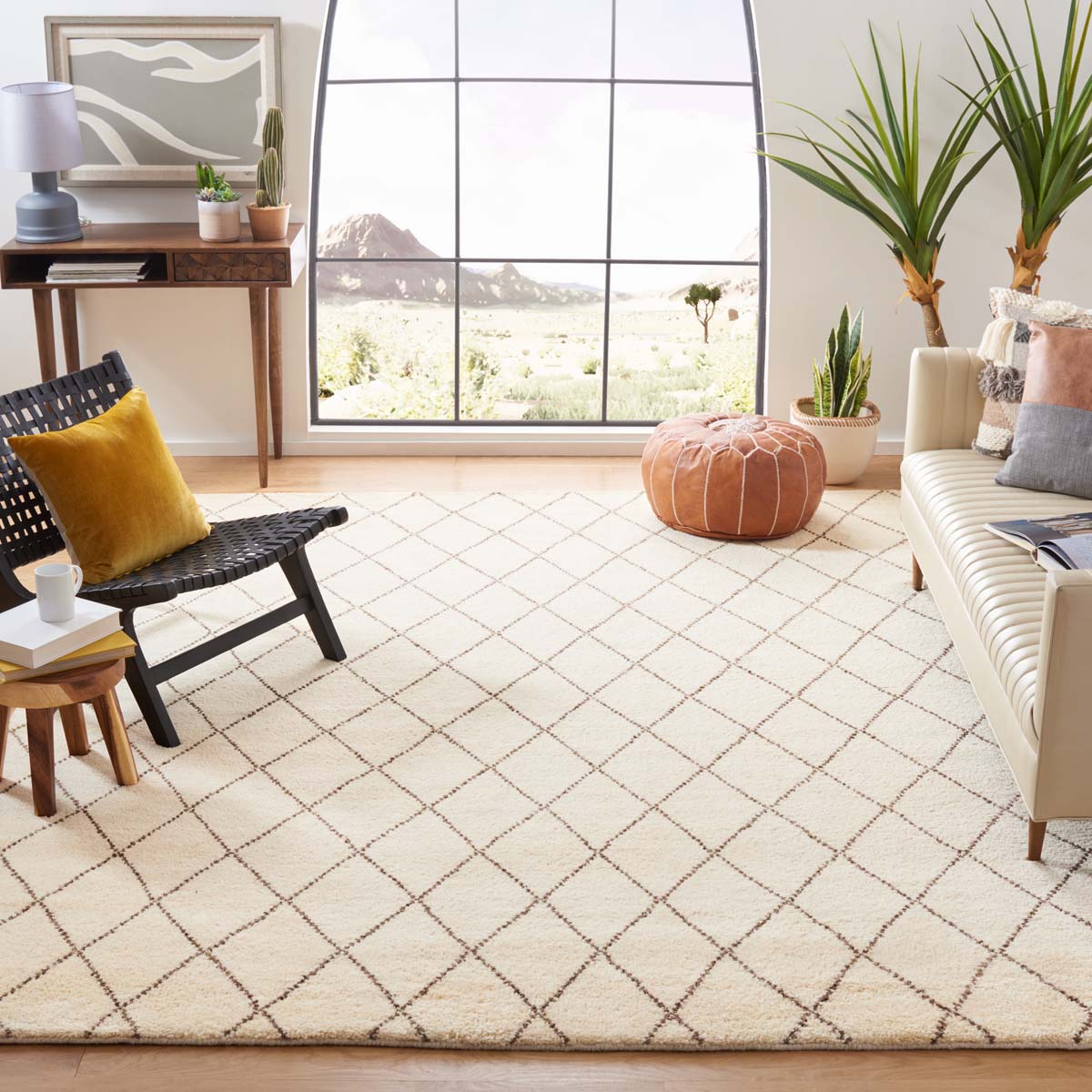 Safavieh Loft 124 Rug, LFT124 - Creme / Brown