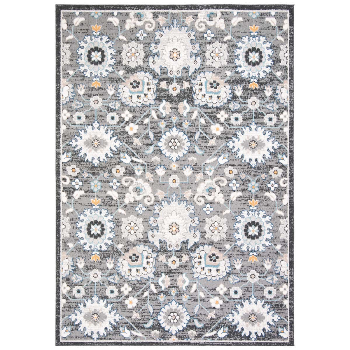 Safavieh Liberty 700 743 Rug, LIB743 - Dark Grey / Ivory