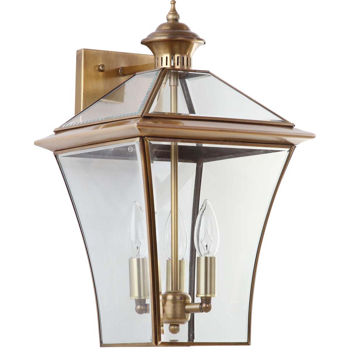 Safavieh Virginia Chrome 17.75 Inch H Triple Light Sconce , LIT4223 - Brass