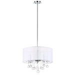 Safavieh Etude 5 Light Chrome Beaded 20, LIT4239 - Chrome