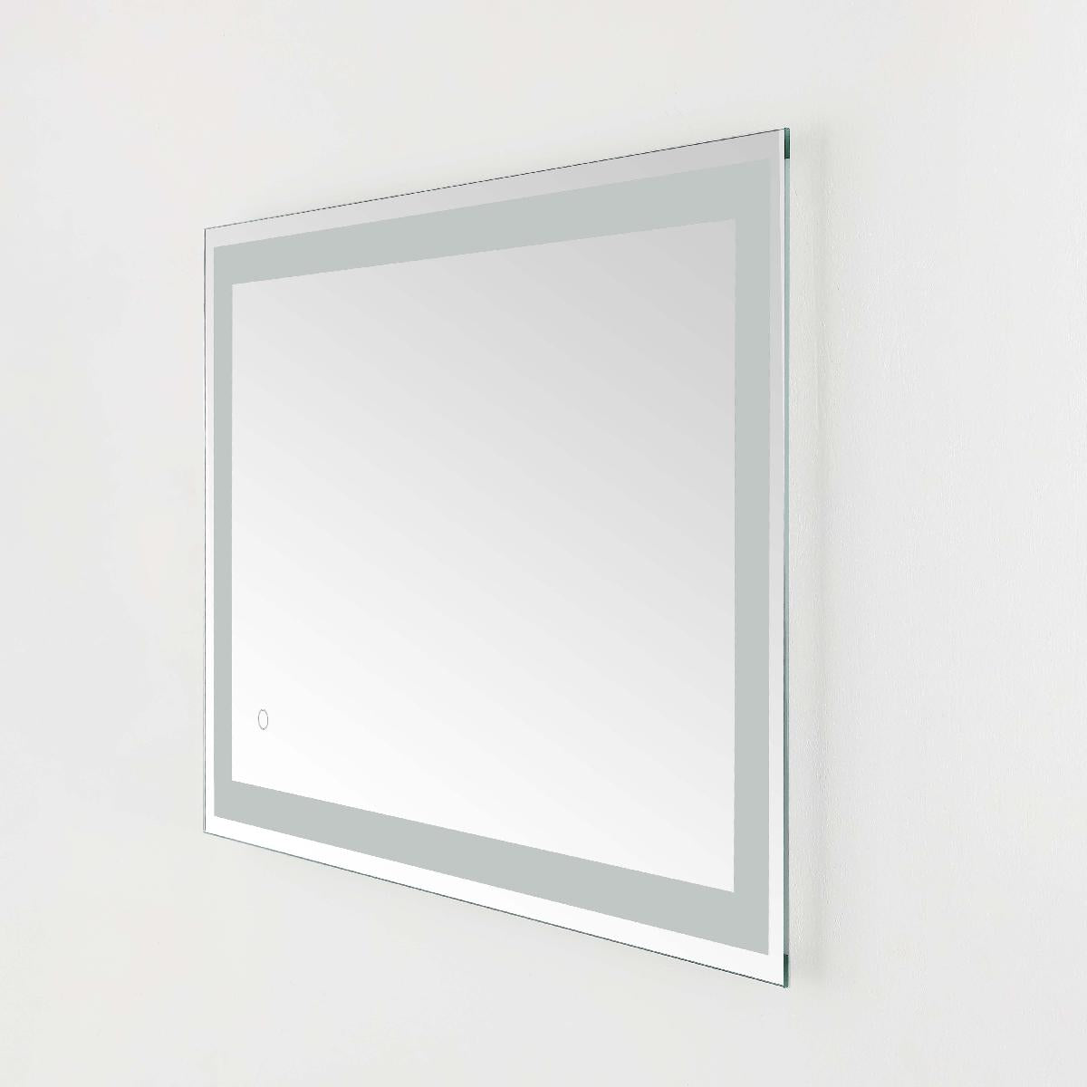 Safavieh Hyatt 24 LED Mirror, Silver / White - Silver / White