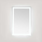 Safavieh Hyatt 24 LED Mirror, Silver / White - Silver / White