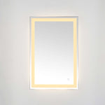 Safavieh Hyatt 24 LED Mirror, Silver / White - Silver / White