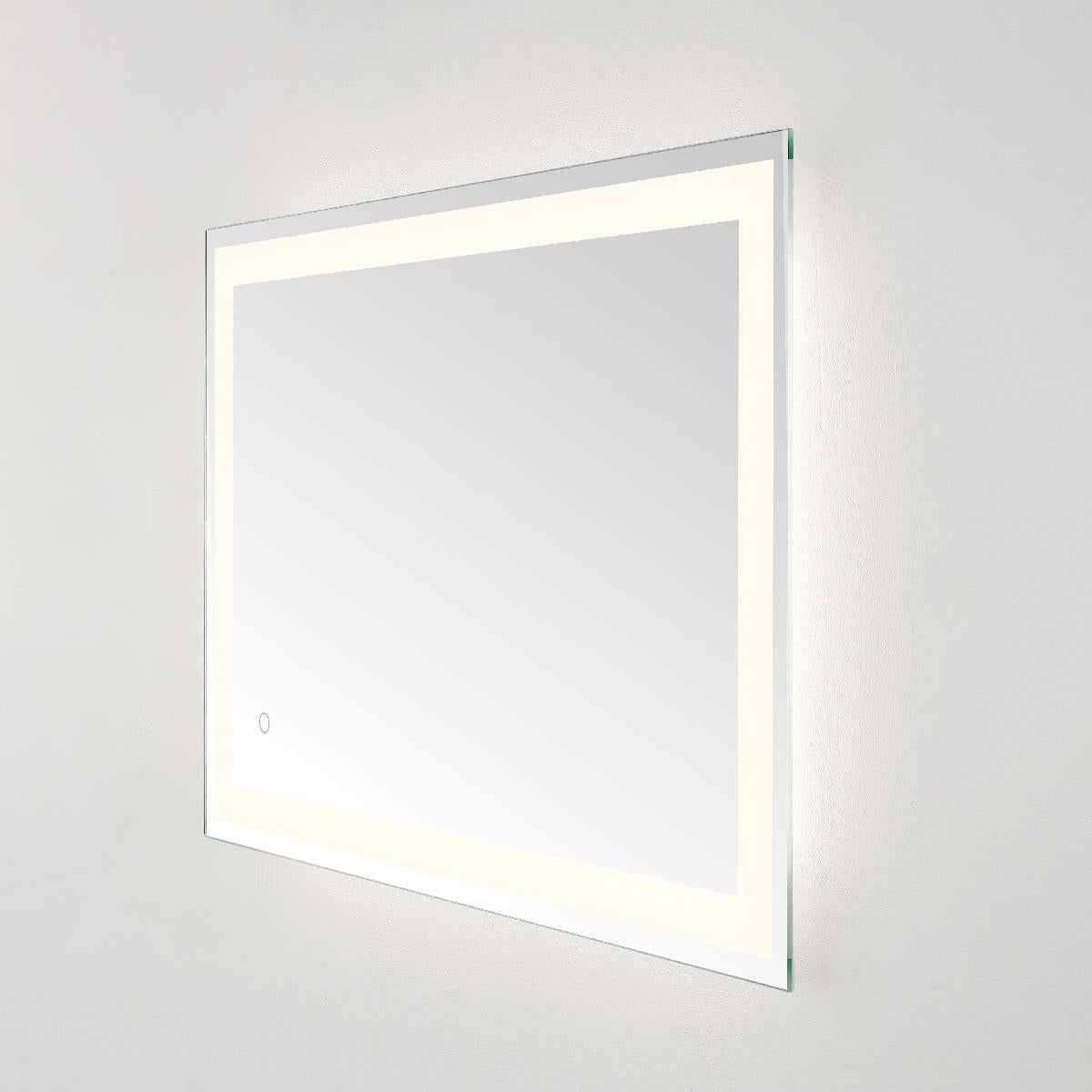 Safavieh Hyatt 24 LED Mirror, Silver / White - Silver / White