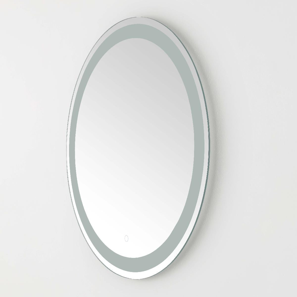 Safavieh Caspar 30 LED Mirror, Silver / White - Silver / White